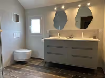 eauKré - Plombier Entreprise de rénovation de salles de bain sur Orvault et Nantes