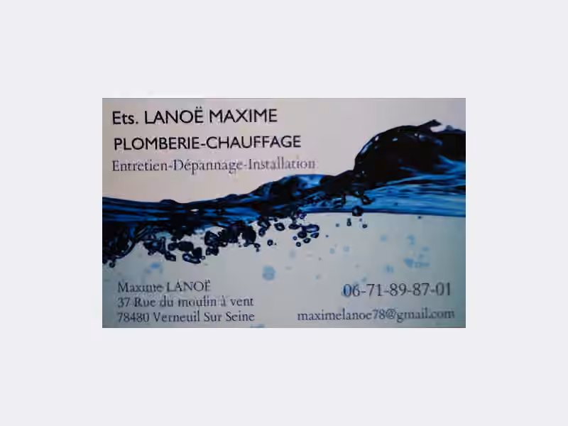Maxime Lanoë Plomberie - Chauffage